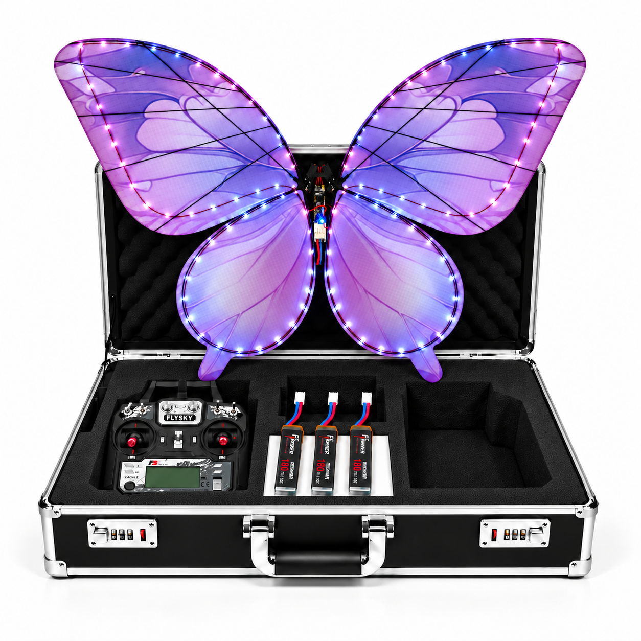 Lavender Dream RC Bionic Flapping-Wing Butterflies – Event Version