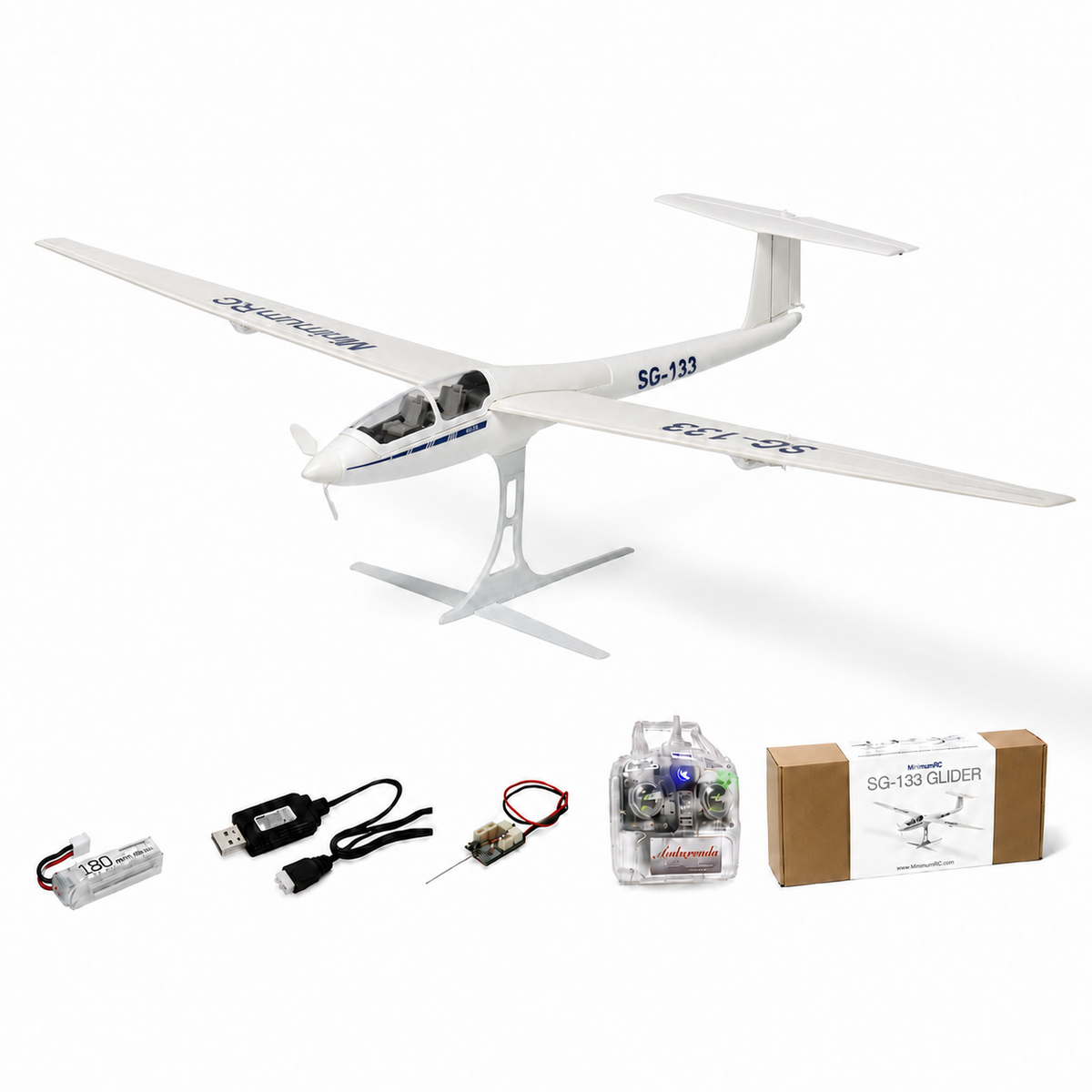 MinimumRC SG-133 Glider 820mm 4CH Ultra-light Scale Glider