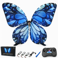 Royal Blue RC Flying Butterfly – Bionic Flapping Wing Ornithopter with LED