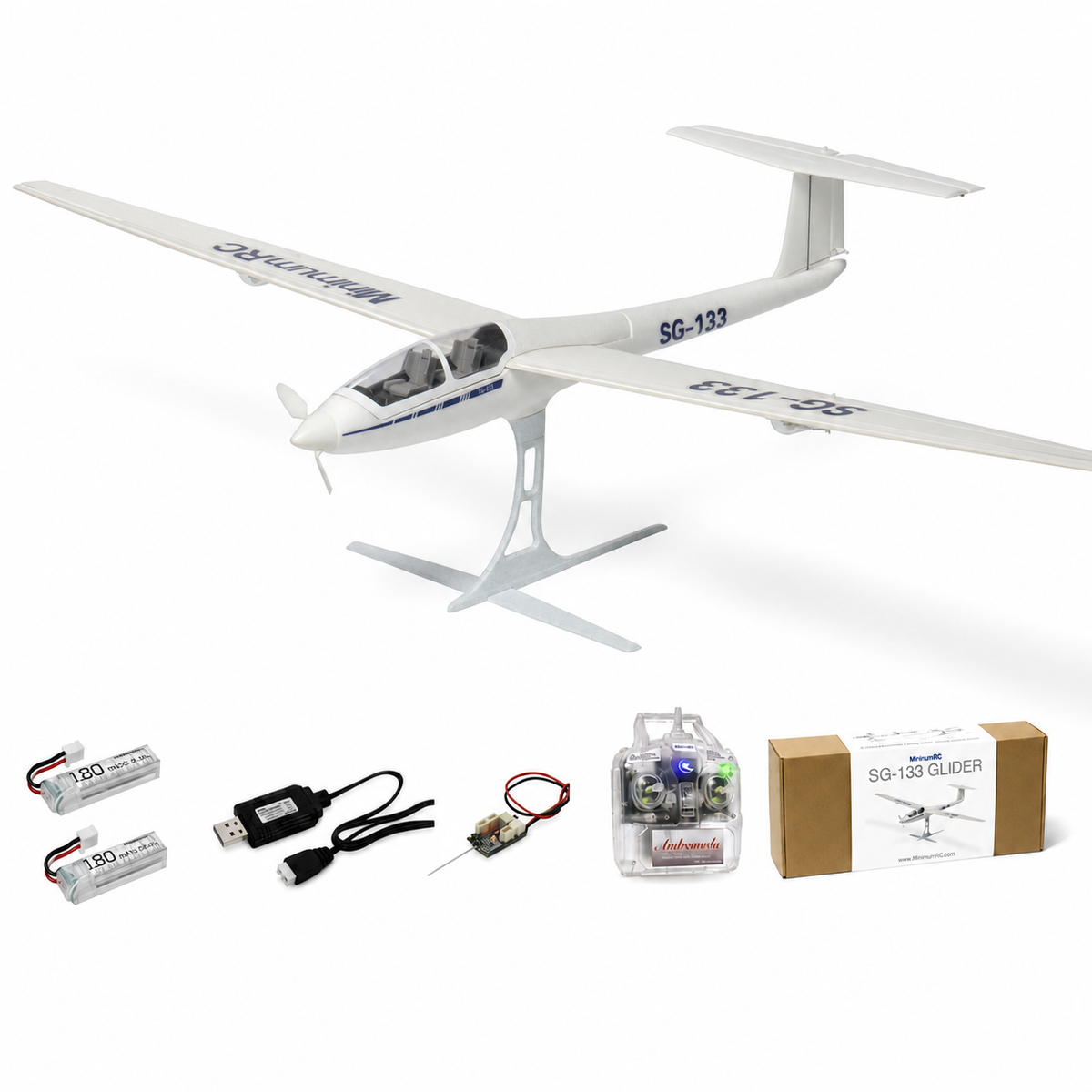 MinimumRC SG-133 Glider 820mm 4CH Ultra-light Scale Glider