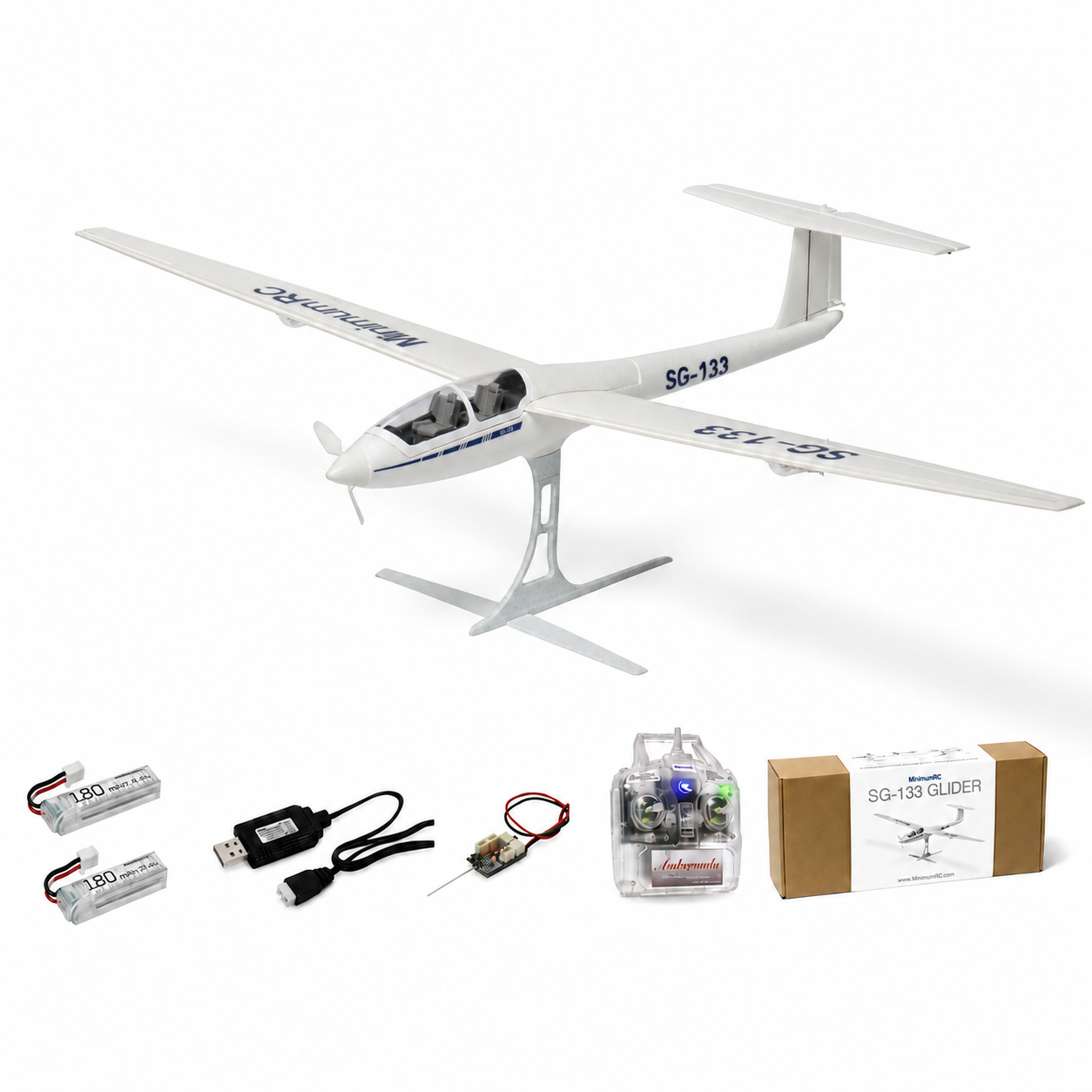 MinimumRC SG-133 Glider 820mm 4CH Ultra-light Scale Glider