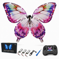 Purple RC Flying Butterfly – Bionic Flapping Wing Ornithopter with LED