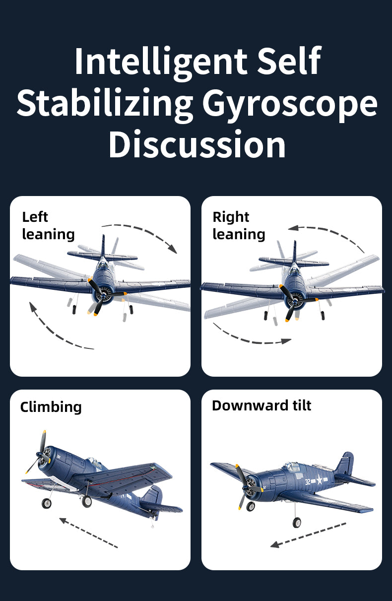 F6F Hellcat RC Plane 395mm Wingspan EPP Foam, RTF