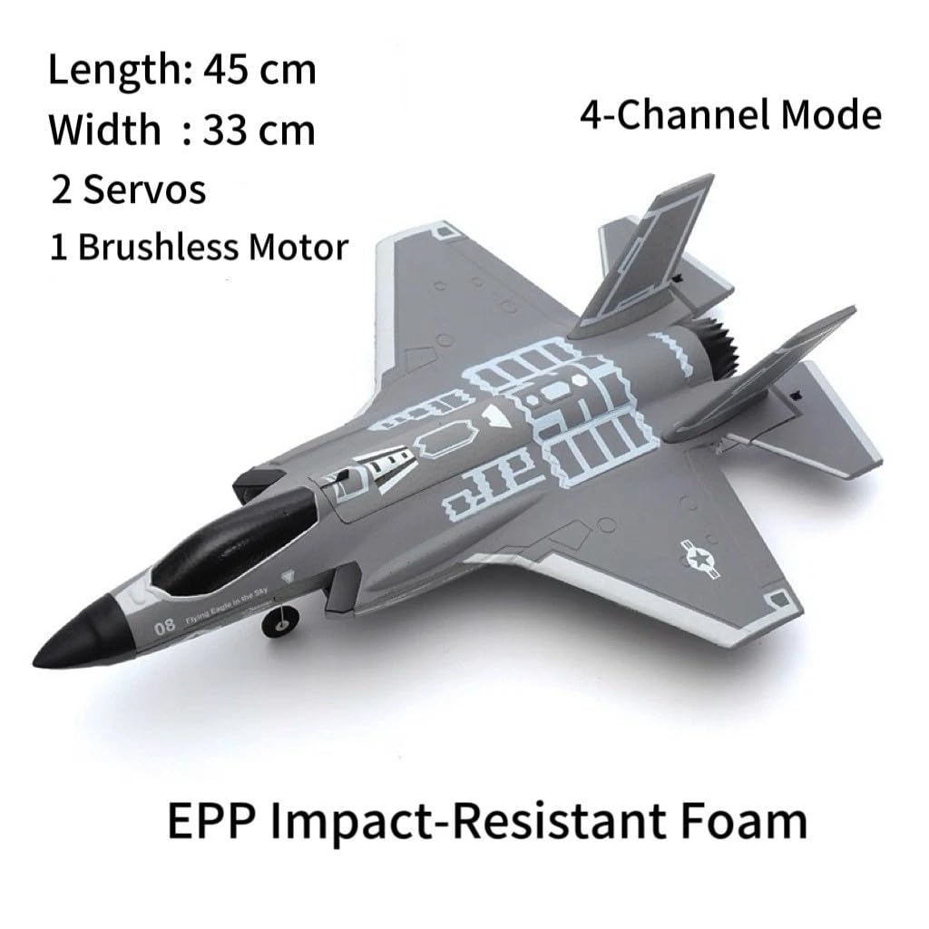 FX9631 RC F-35 Ducted Fan Fighter 4CH Brushless Motor, RTF