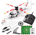 XK K270 Black Hawk UH-60L 4CH 6-axis Brushless Motor RC Helicopter, RTF
