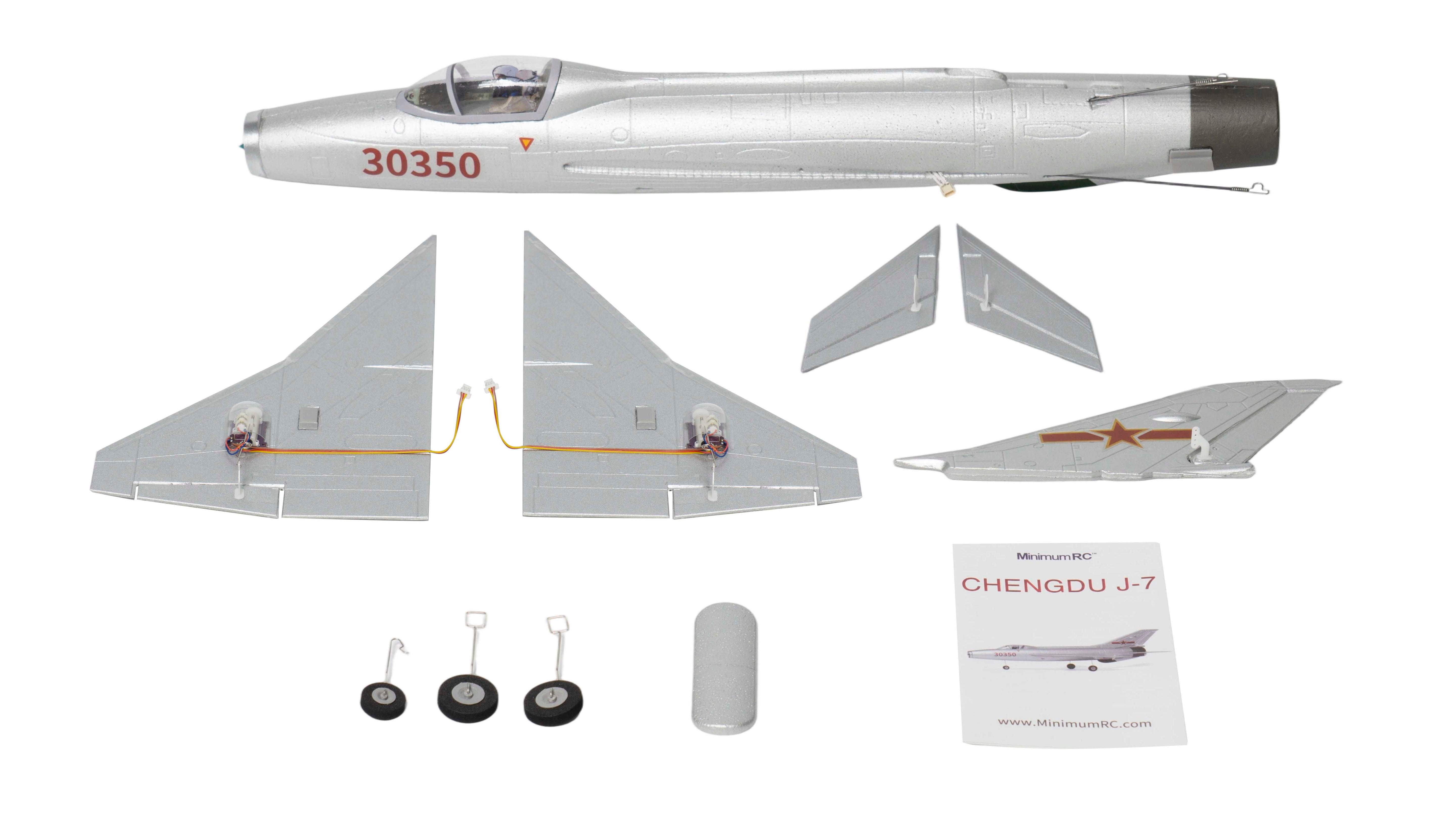 MinimumRC ChengDu J-7 30mm Brushless EDF Jet RTF