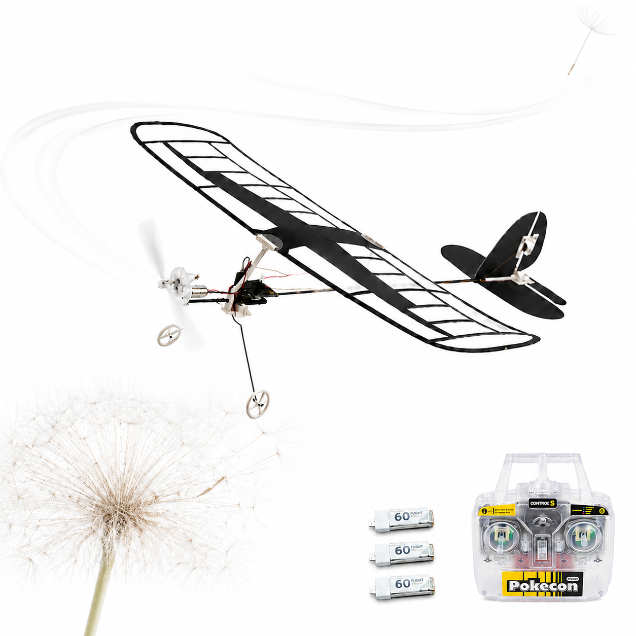 DaNiao RC Ultra-Light Film Covered 3CH RC Glider Trainer RTF (Copy)
