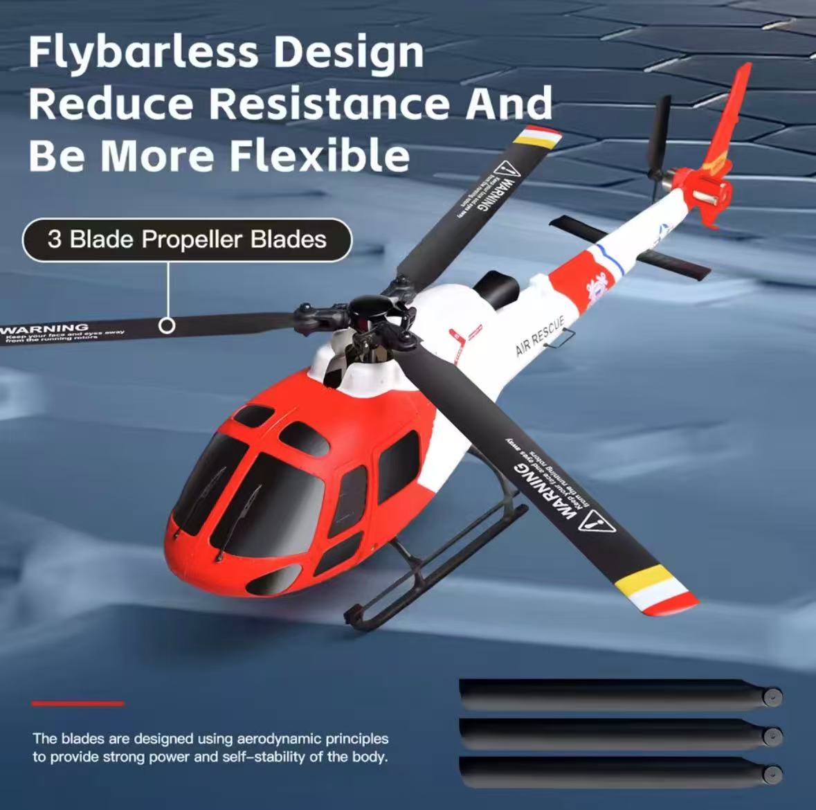 XK K150 AS350 RC Helicopter 4CH 3-Blade No Aileron Optical Flow Altitude Hold, RTF
