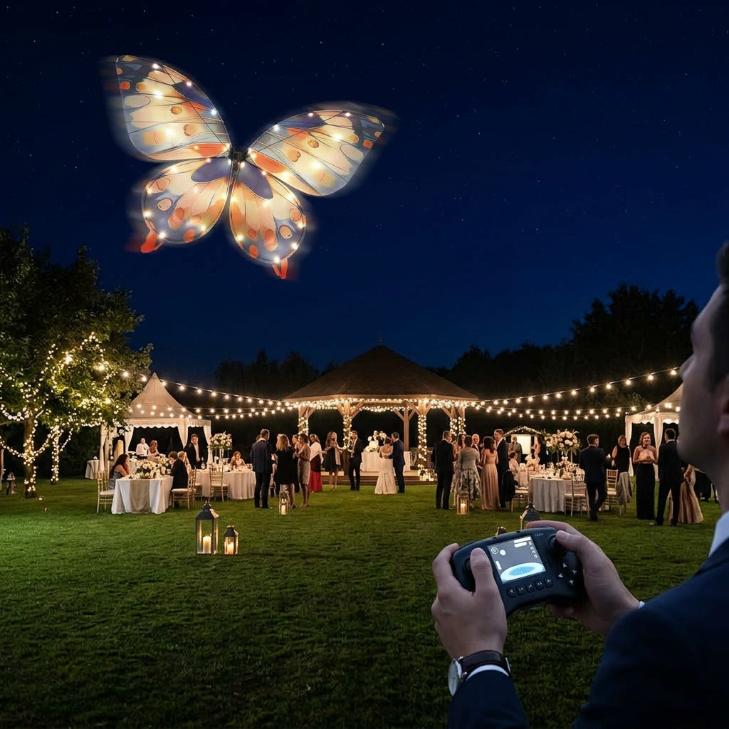 RC Flying Butterfly – Bionic Flapping Wing Aircraft with LED