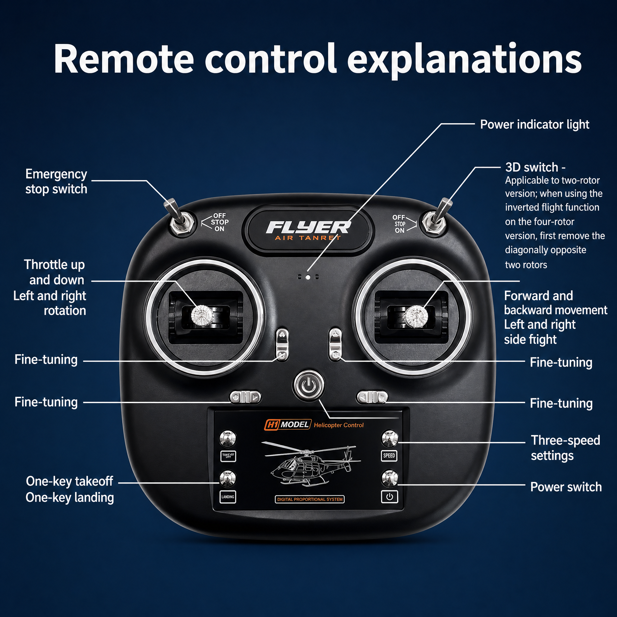 UH60L Black Hawk 6CH Brushless RC Helicopter