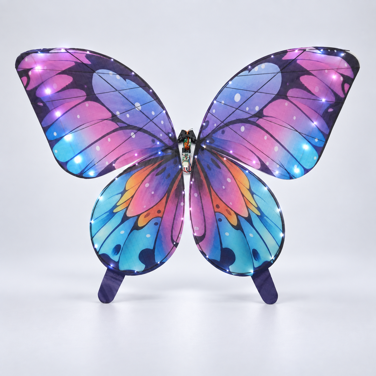 Galaxy Purple RC Bionic Flapping-Wing Butterfly – Basic | LED Lights