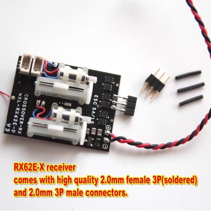 Micro RC Receiver DSMX/2 5A Brushless ESC SR3X 3-Axis Stabilizer