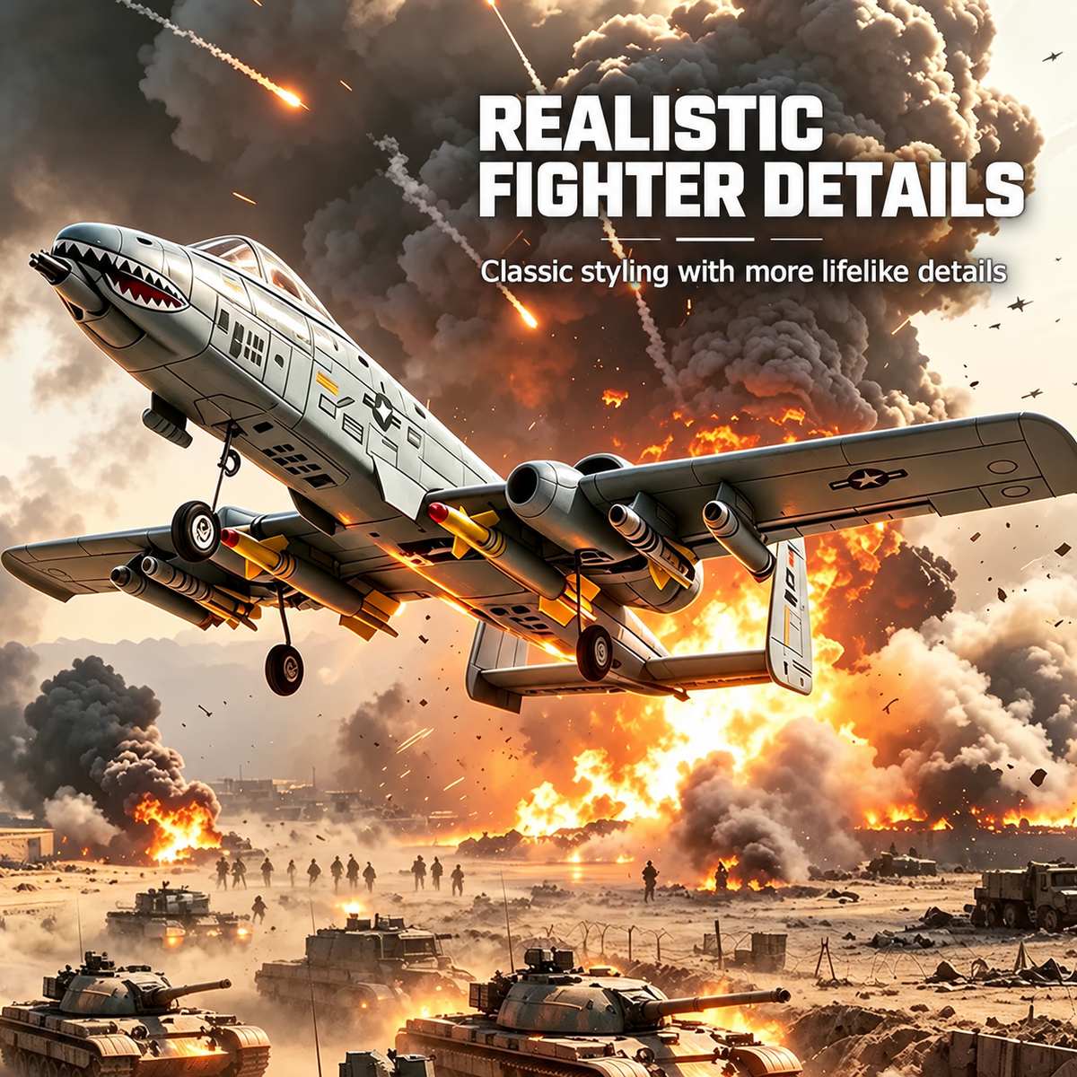 RC A-10 Warthog EDF Jet – 565mm, 30mm EDF, 3CH RTF