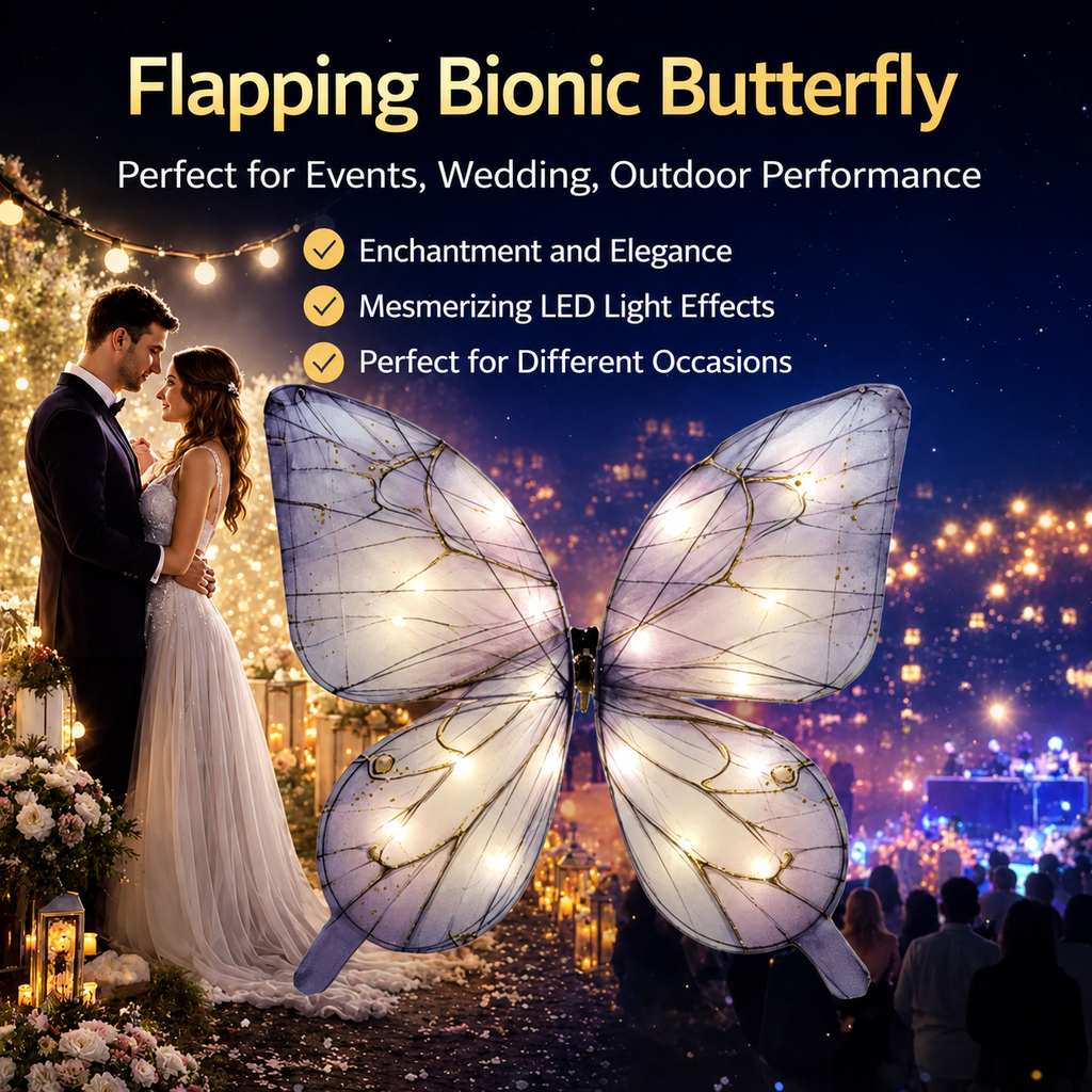 RC Flying Butterfly – Bionic Flapping Wing Aircraft with LED