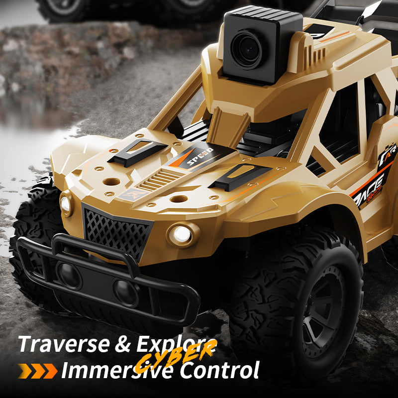 RC Off-Road Car with FPV Camera, Screen Remote Controller & LED Lights