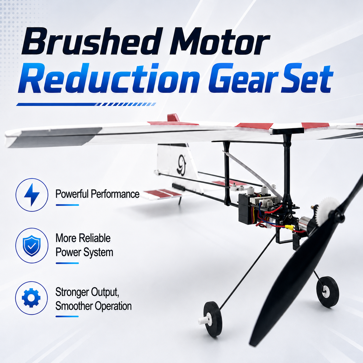 DaNiao RC 360mm 3CH Beginner RC Glider RTF