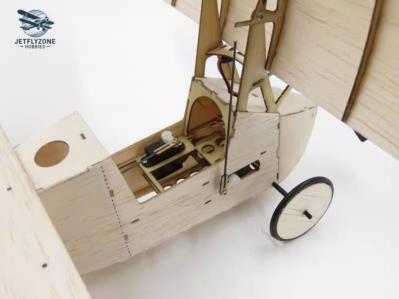 Balsa Wood Electric RC Airplane Newton Micro Fixed-Wing Indoor 3-Channel, 358mm Wingspan