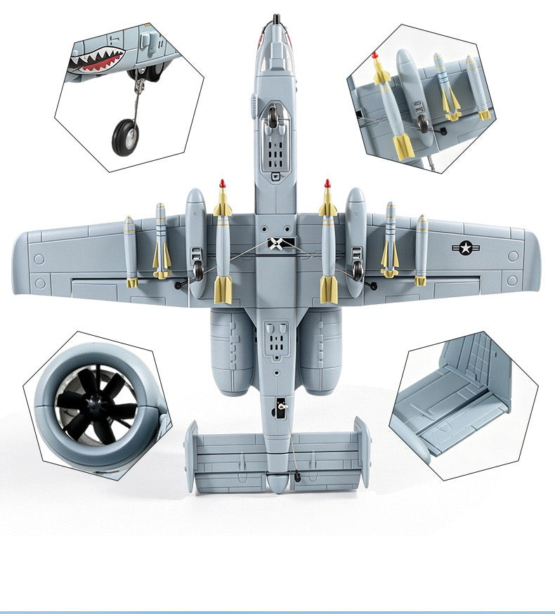 RC A-10 Warthog EDF Jet – 565mm, 30mm EDF, 3CH RTF