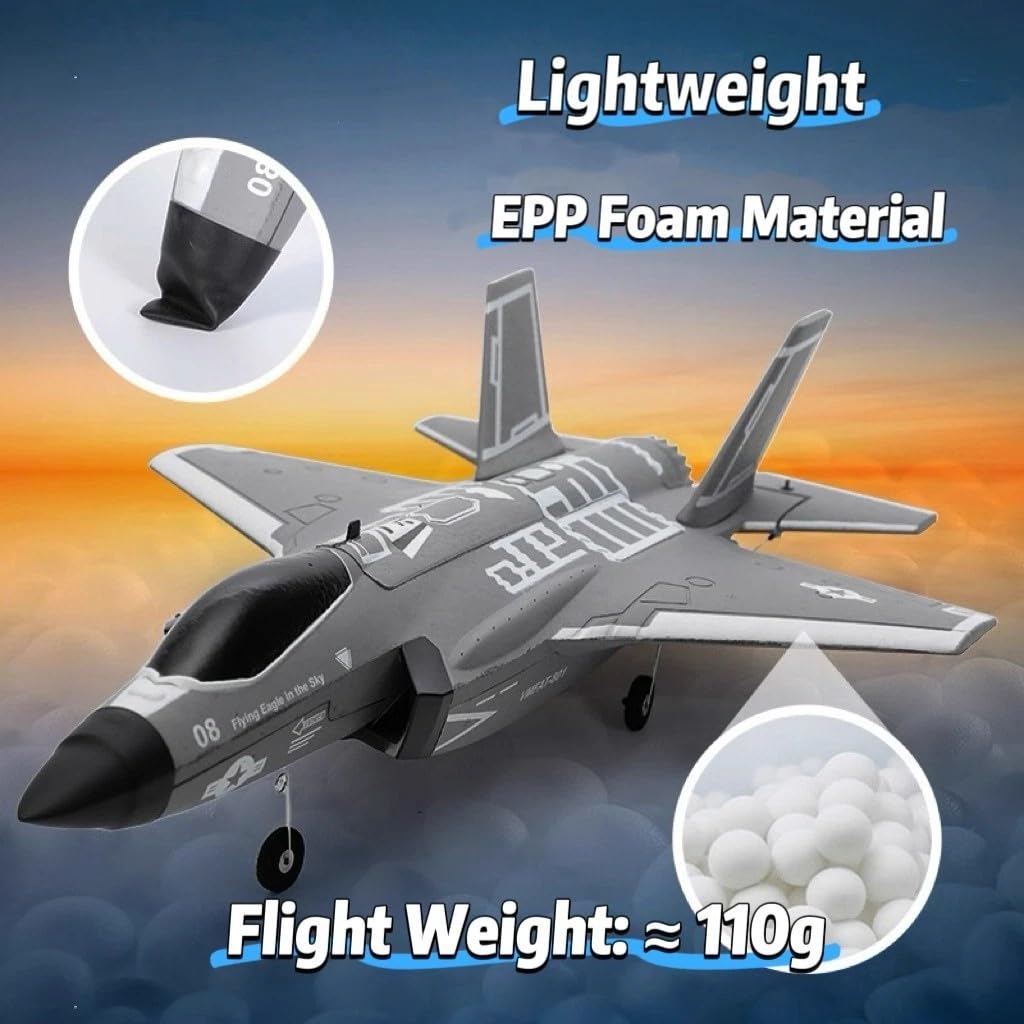 FX9631 RC F-35 Ducted Fan Fighter 4CH Brushless Motor, RTF