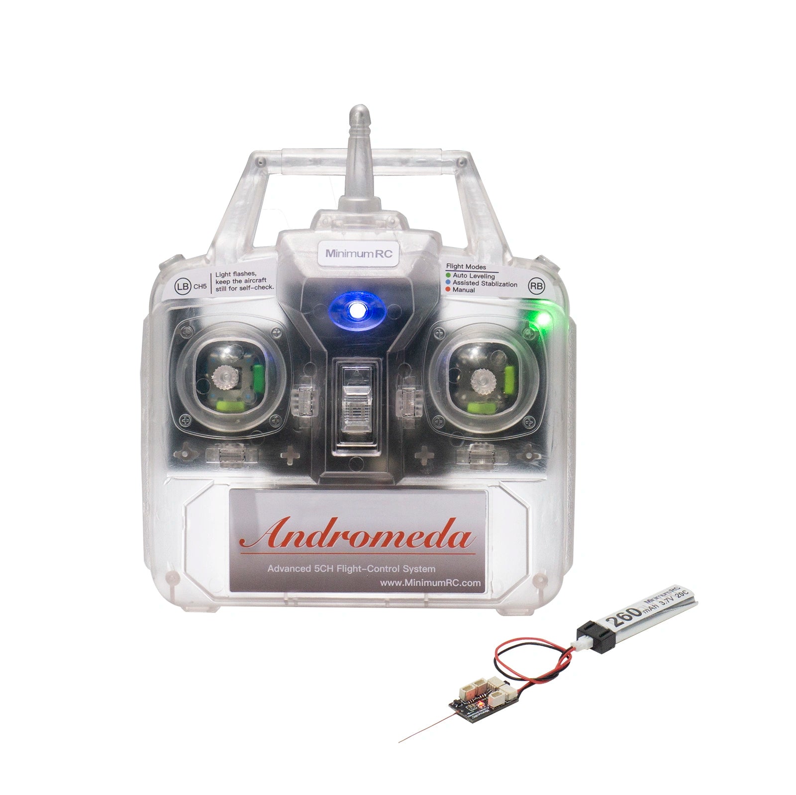 MinimumRC Andromeda 5CH Transmitter & Flight Control System
