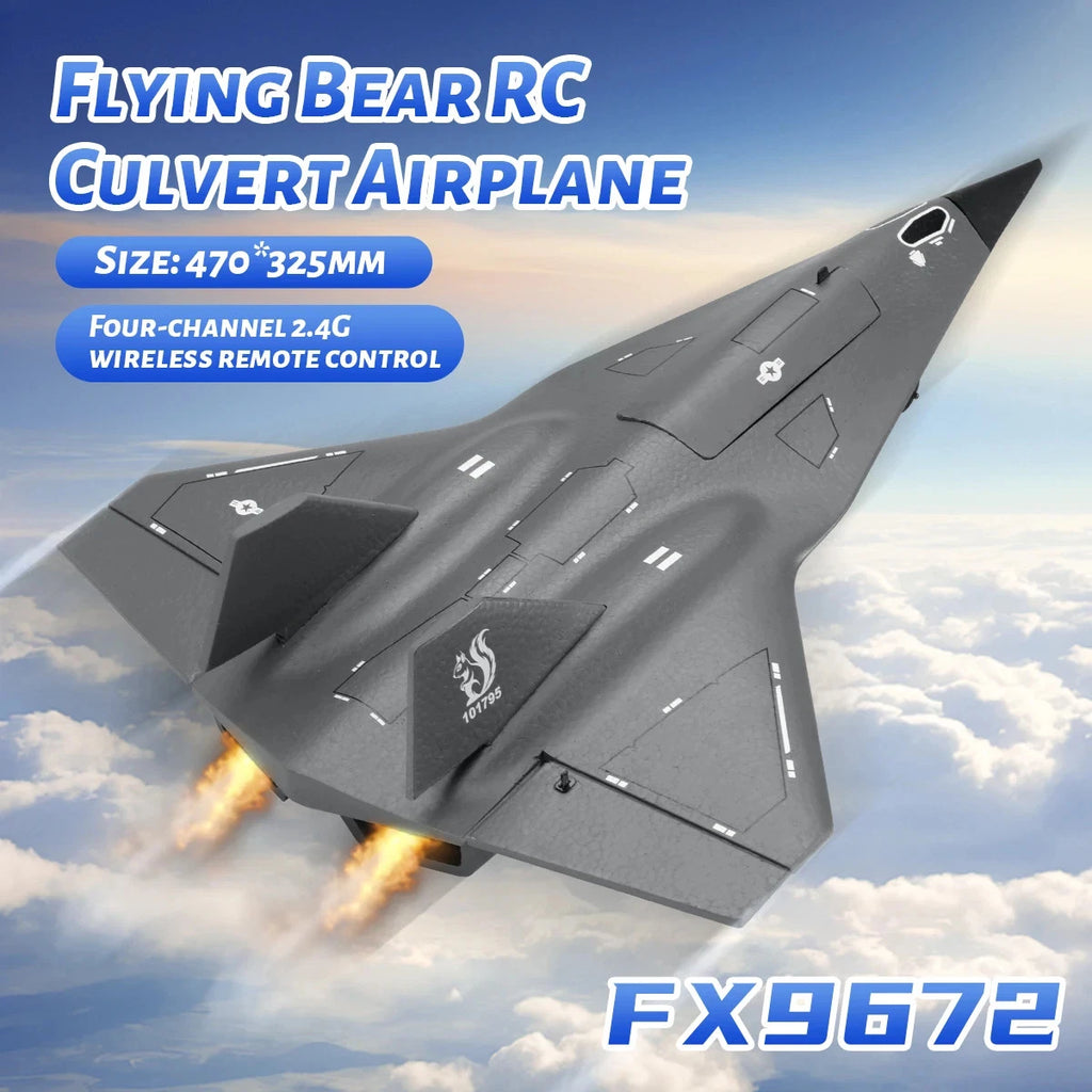 FX9672 RC Airplane SR-72  30mm EDF Jet RTF & Safe