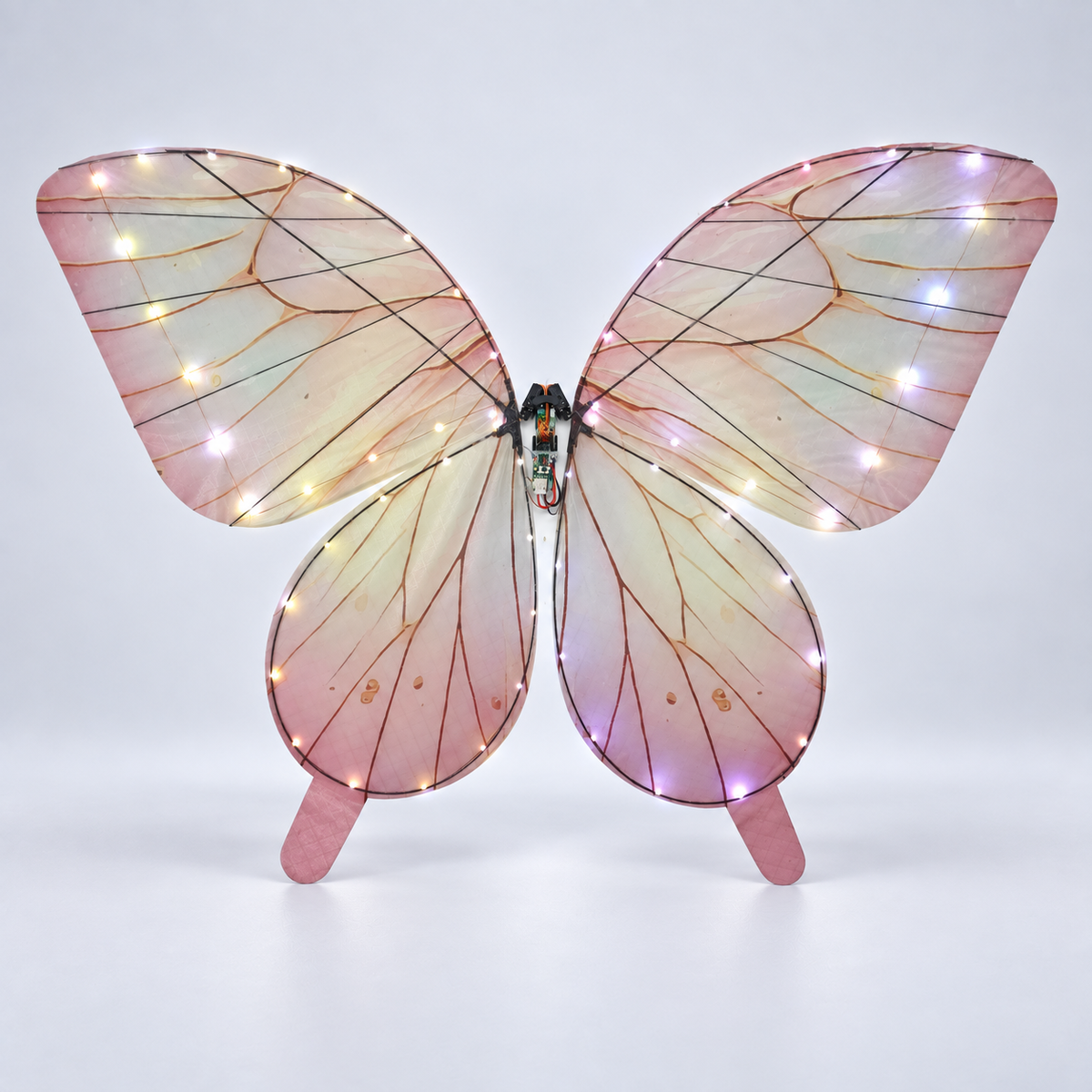 Pearl Rose RC Bionic Flapping-Wing Butterfly – Plus | LED Lights & FlySky Transmitter