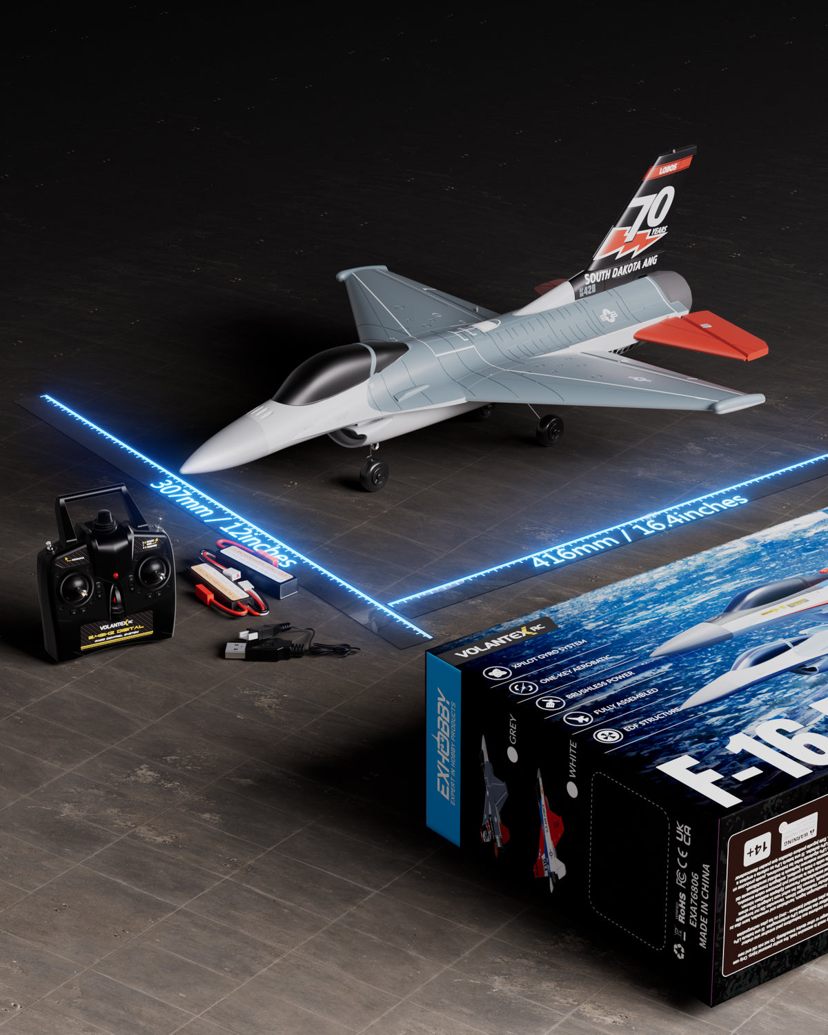 Volantex F16  30mm EDF Brushless Power RTF