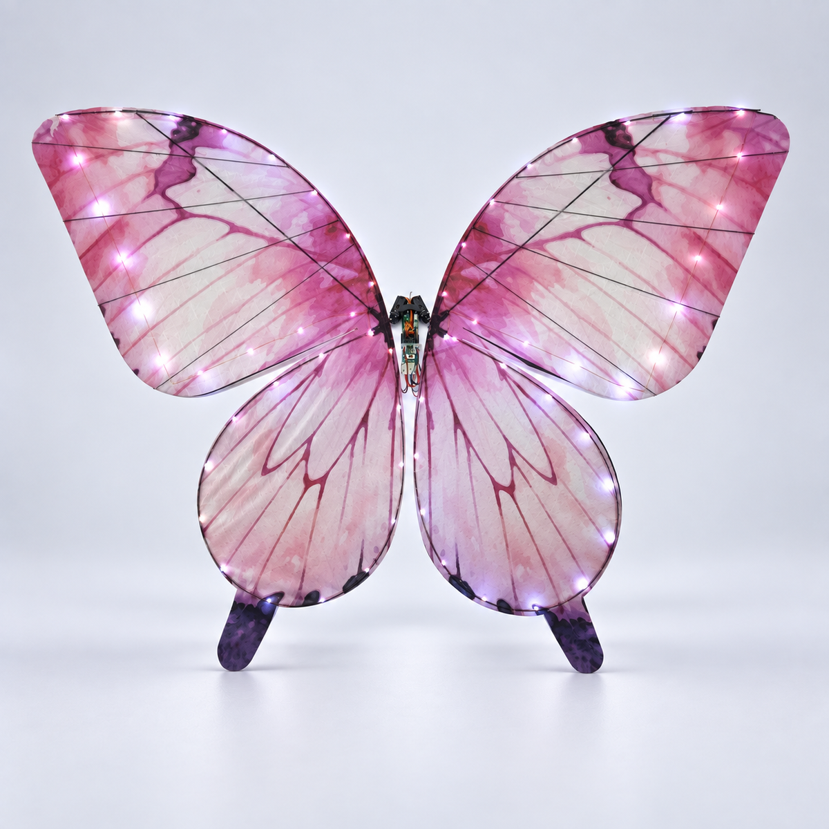 Light Pink RC Bionic Flapping-Wing Butterfly – Basic | LED Lights