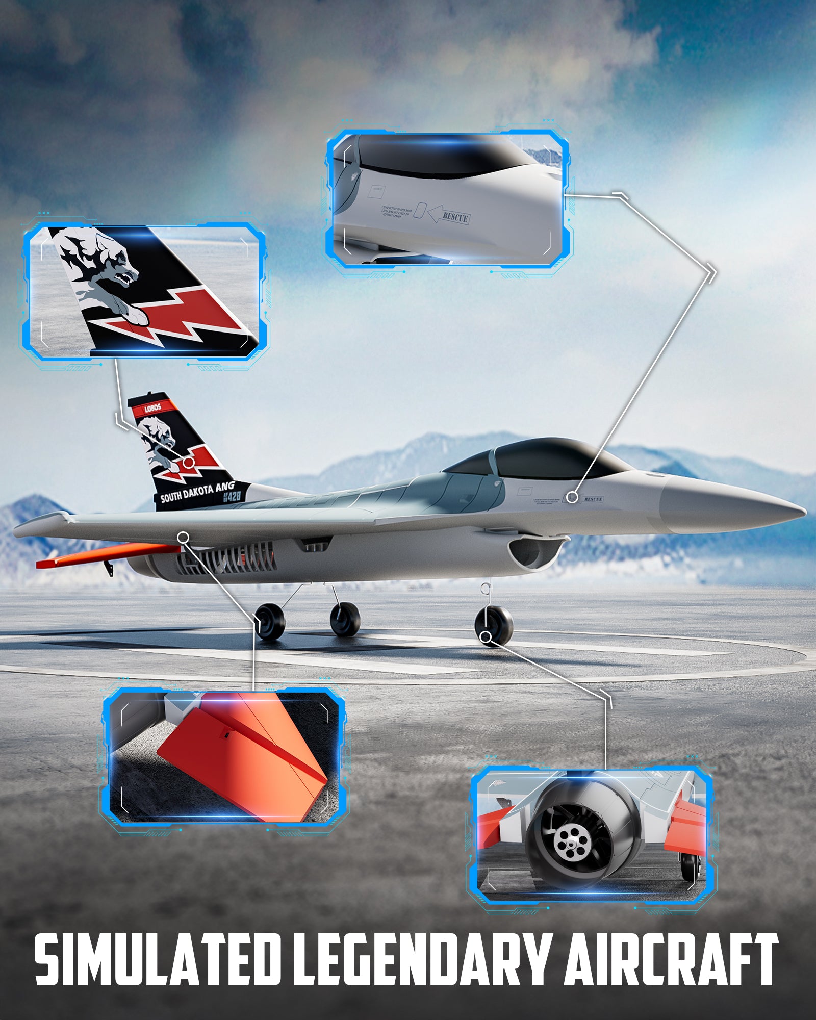 Volantex F16  30mm EDF Brushless Power RTF