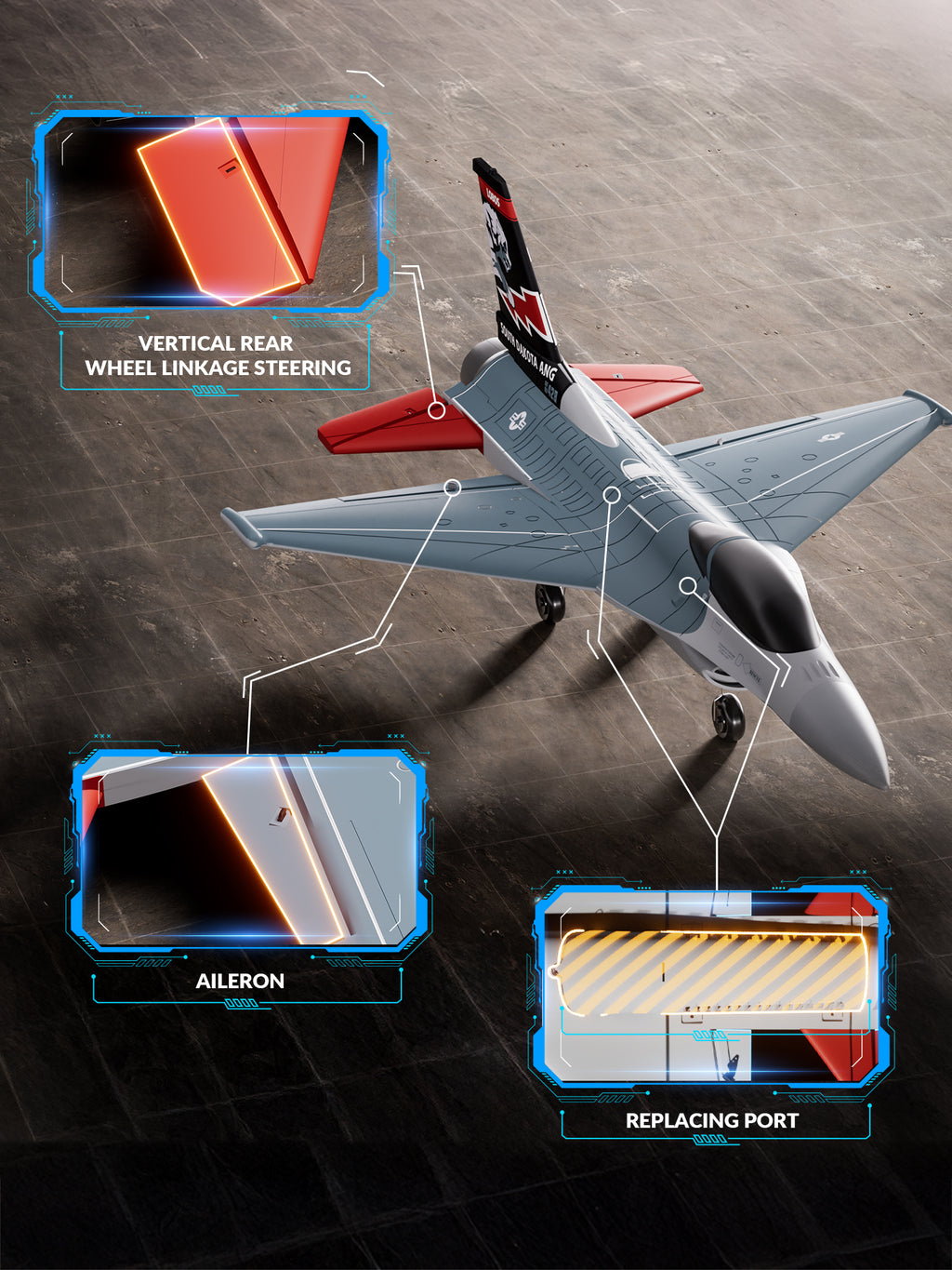 Volantex F16  30mm EDF Brushless Power RTF