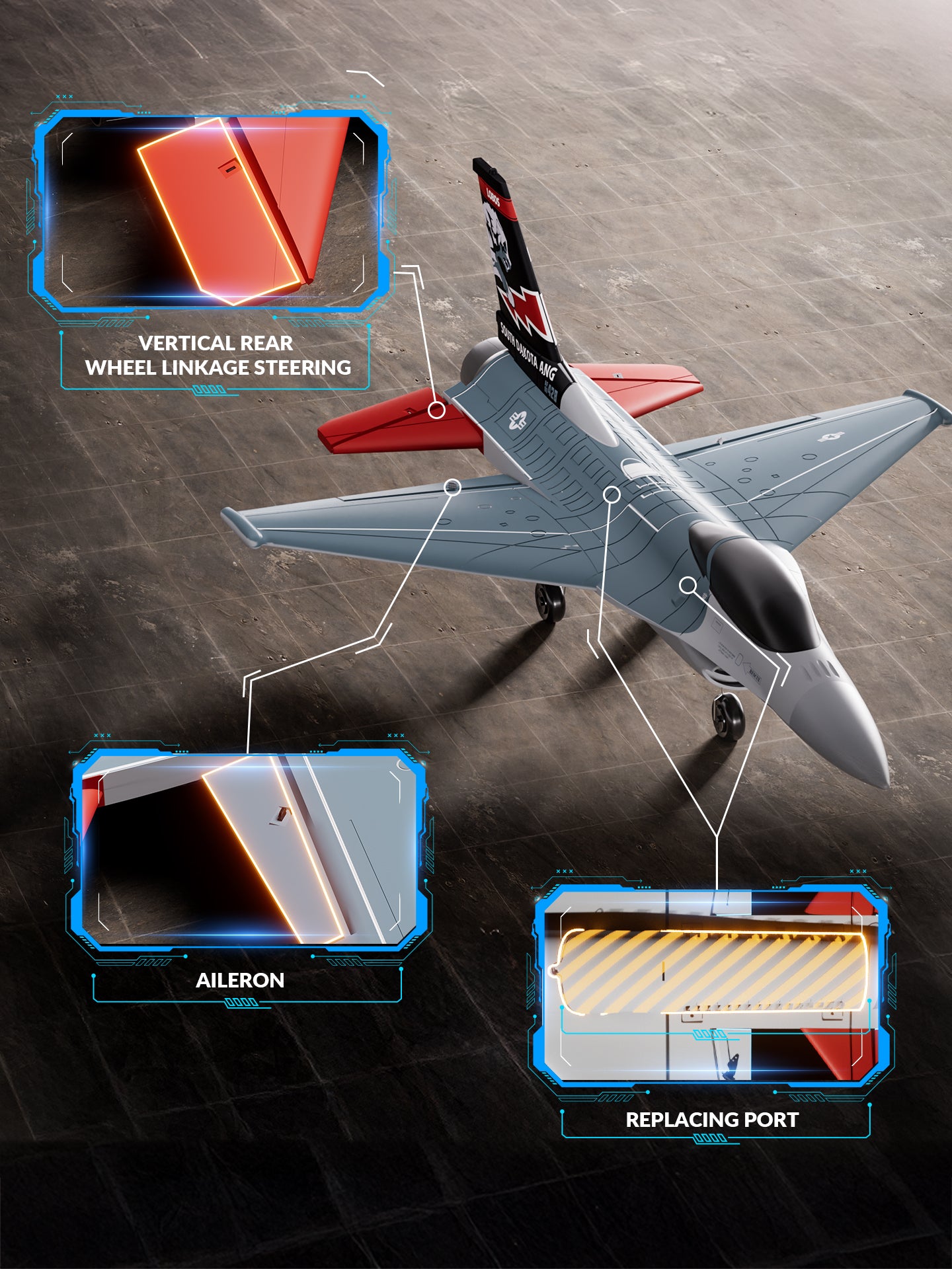 Volantex F16  30mm EDF Brushless Power RTF