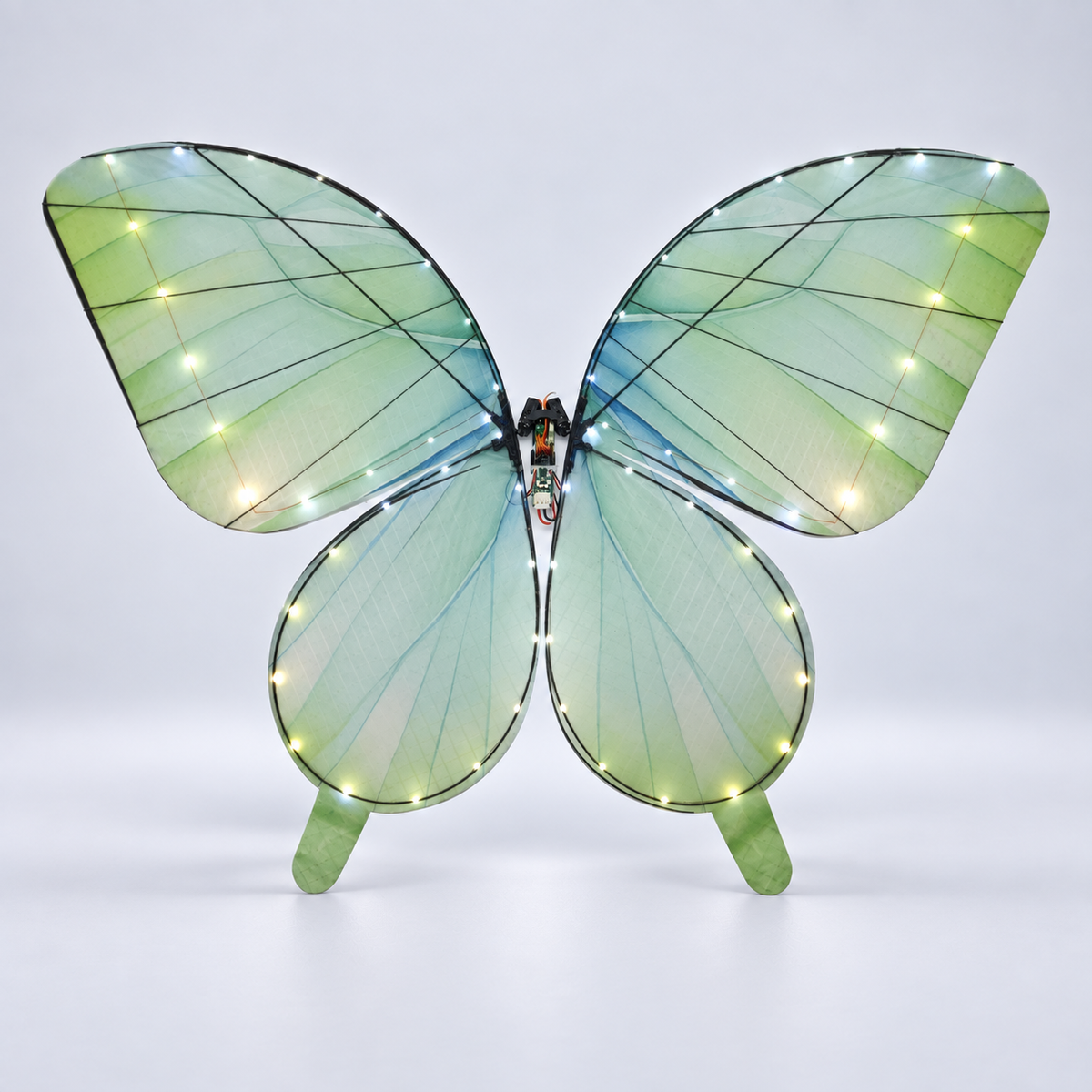 Cyan RC Bionic Flapping-Wing Butterfly – Basic | LED Lights