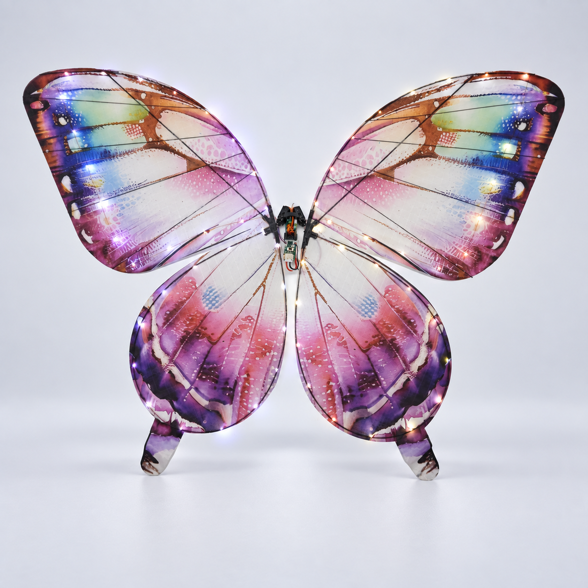 Purple RC Bionic Flapping-Wing Butterfly – Basic | LED Lights