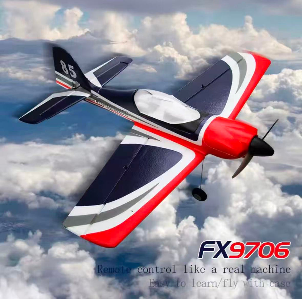 RC Plane FX9607 5CH, 3D/ 6G Red Bull 500mm WingSpan, RTF