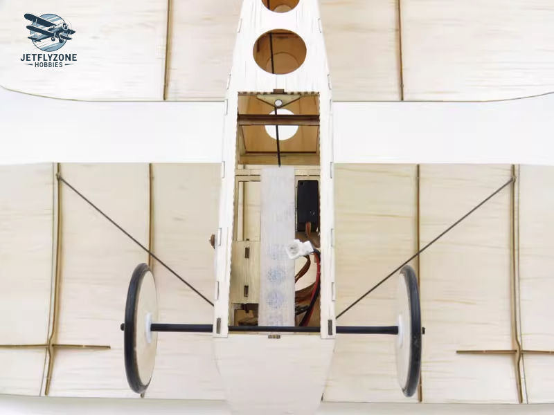 Balsa Wood Electric RC Airplane Newton Micro Fixed-Wing Indoor 3-Channel, 358mm Wingspan