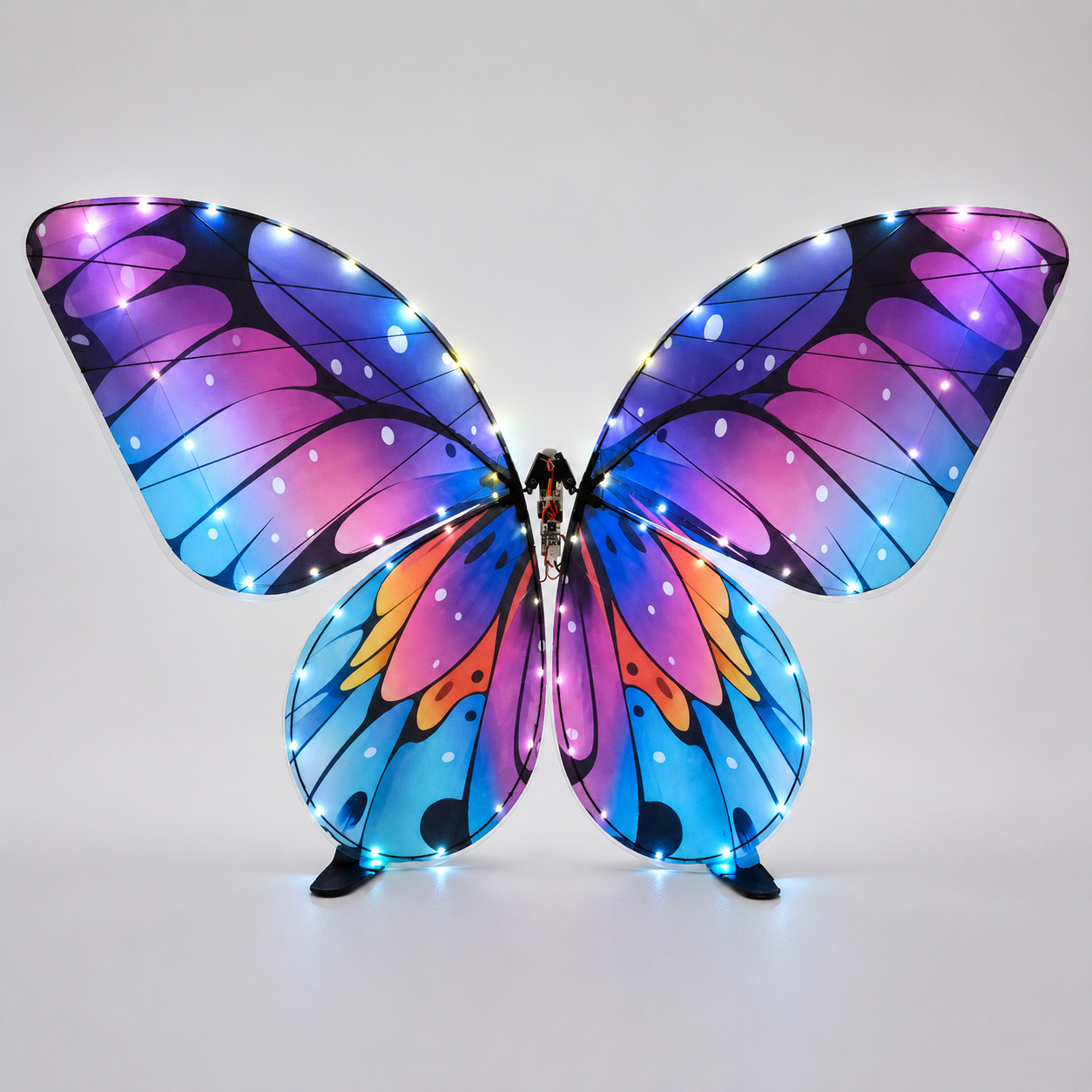 Galaxy Purple RC Flying Butterfly – Bionic Flapping Wing Ornithopter with LED
