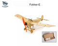 Balsa Wood Electric RC Airplane Fokker-E Micro Fixed-Wing Indoor, 440mm Wingspan