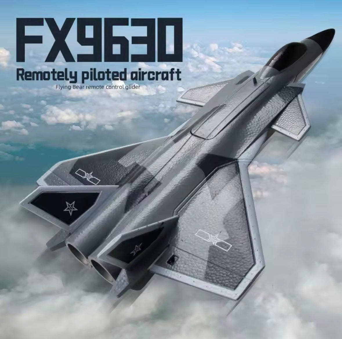 FX9630 RC Plane 3CH RTF EPP Foam 30mm EDF Beginner-Friendly, RTF