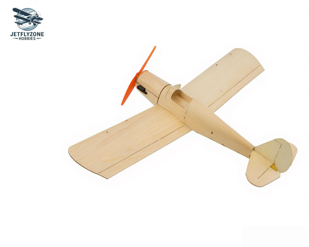 Balsa Wood Electric RC Airplane Wanderer Micro Fixed-Wing Indoor, 460mm Wingspan