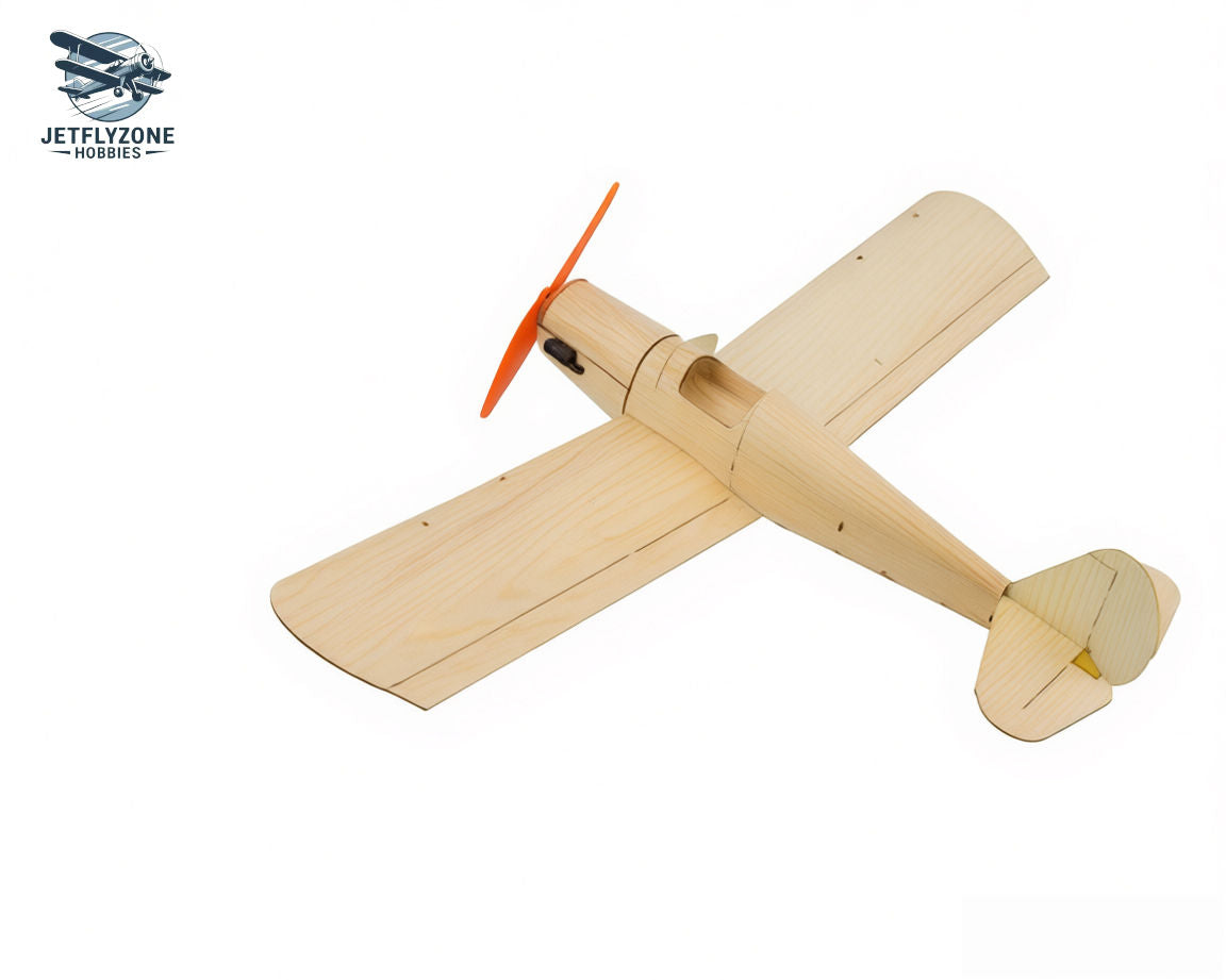Balsa Wood Electric RC Airplane Wanderer Micro Fixed-Wing Indoor, 460mm Wingspan