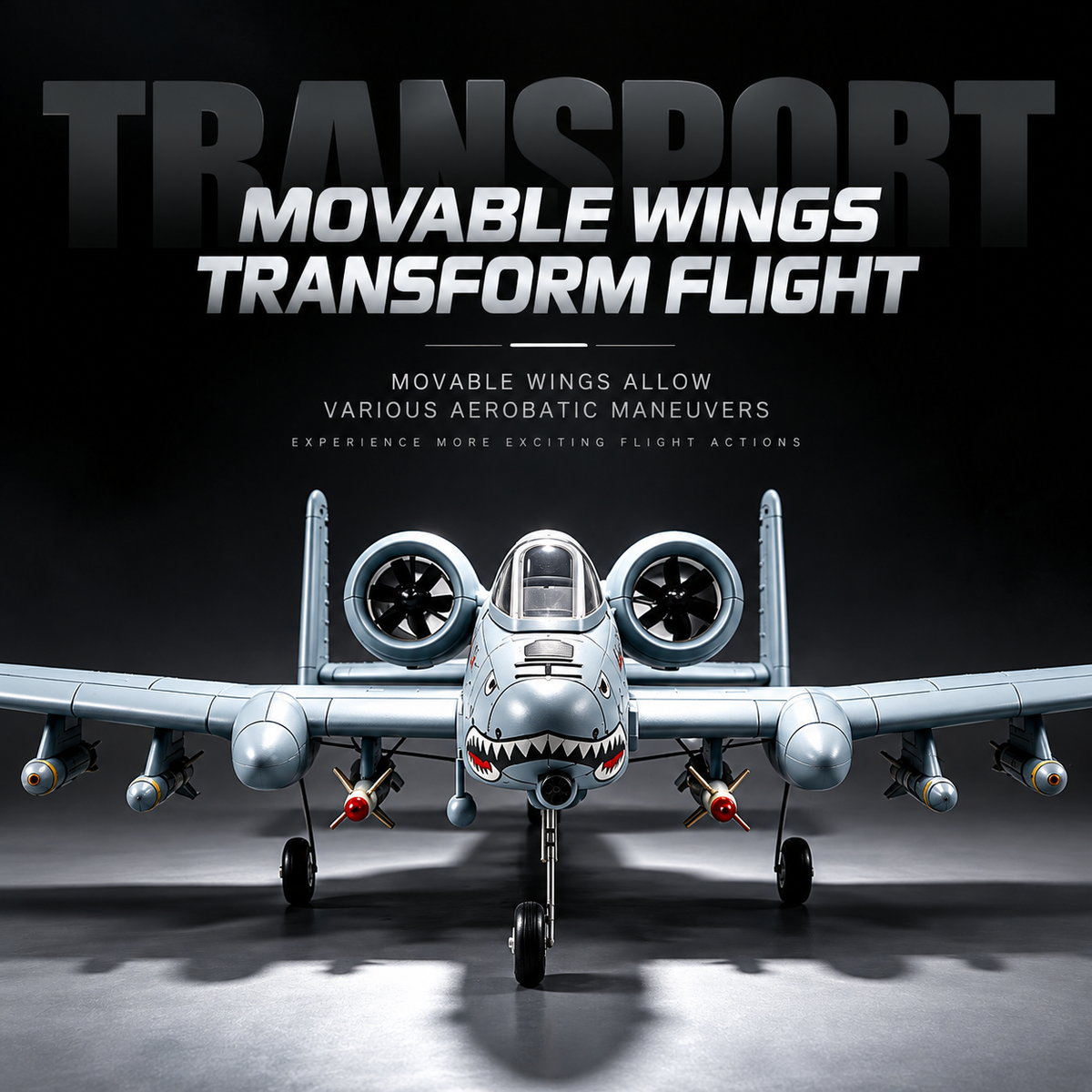 RC A-10 Warthog EDF Jet – 565mm, 30mm EDF, 3CH RTF