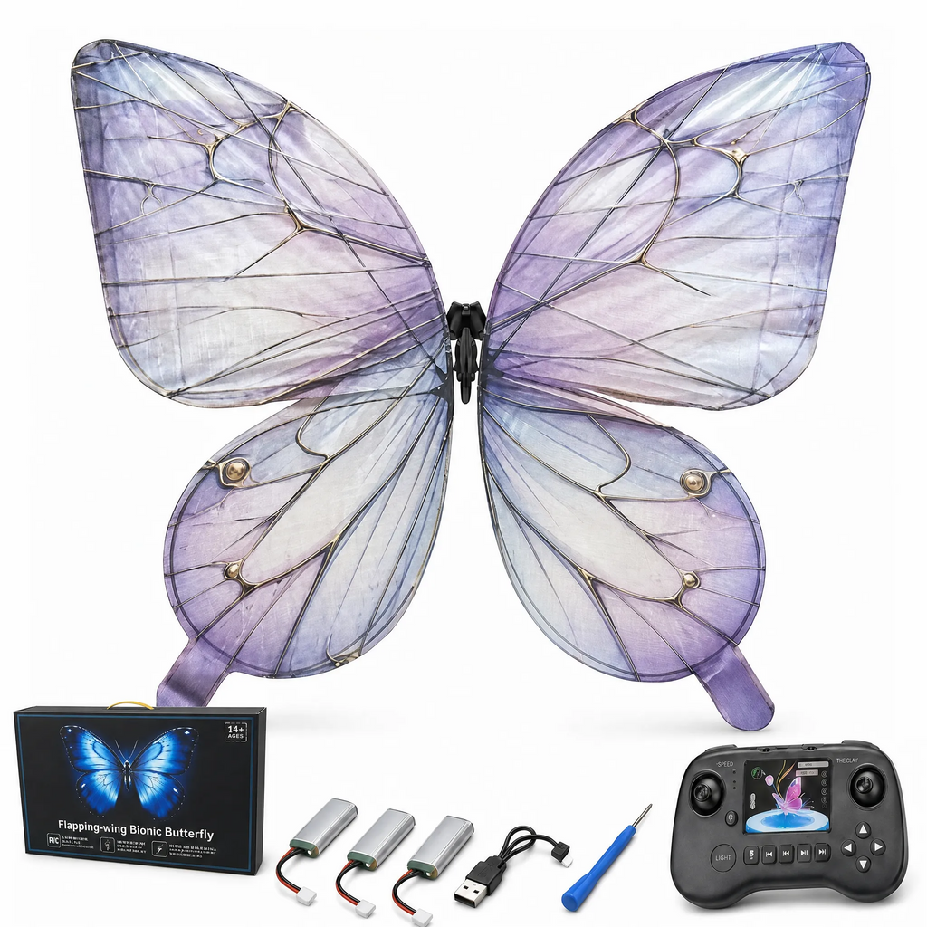 RC Flying Butterfly – Bionic Flapping Wing Aircraft with LED