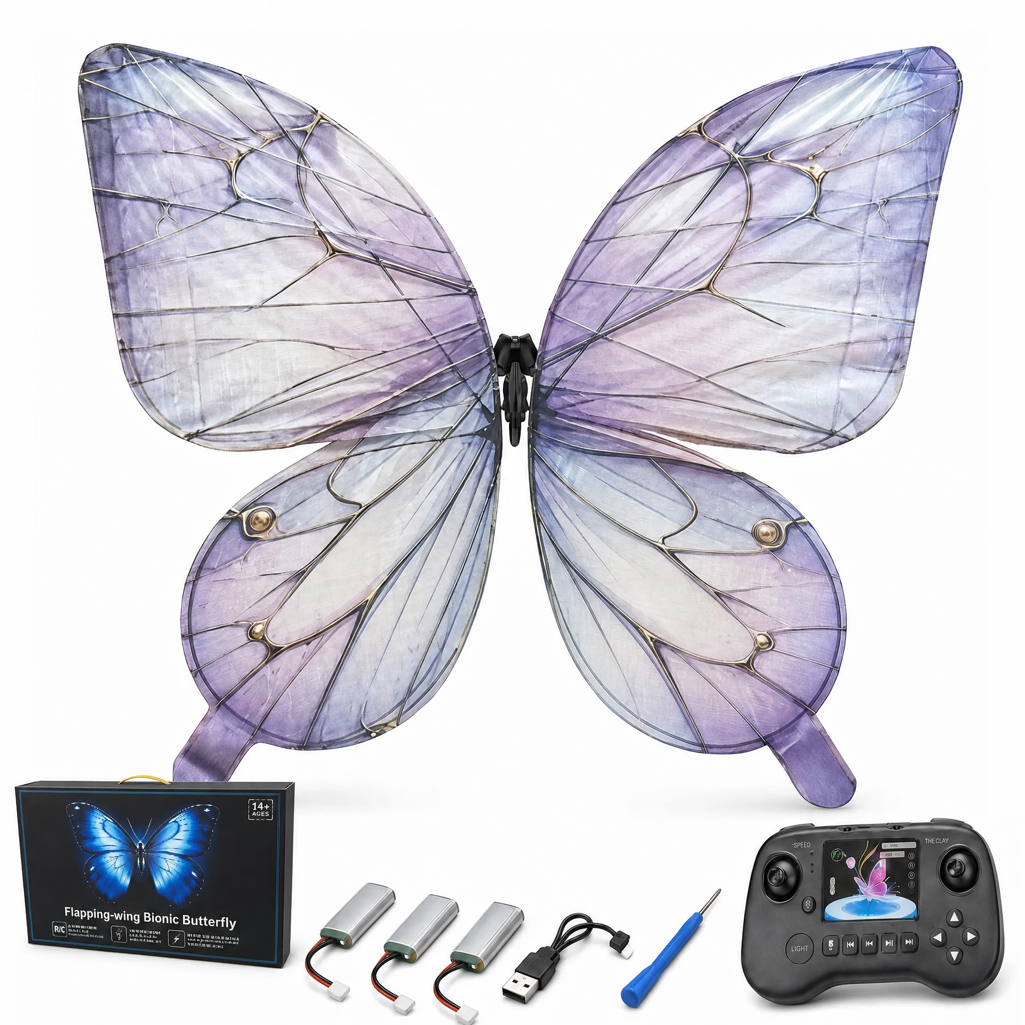 RC Flying Butterfly – Bionic Flapping Wing Aircraft with LED