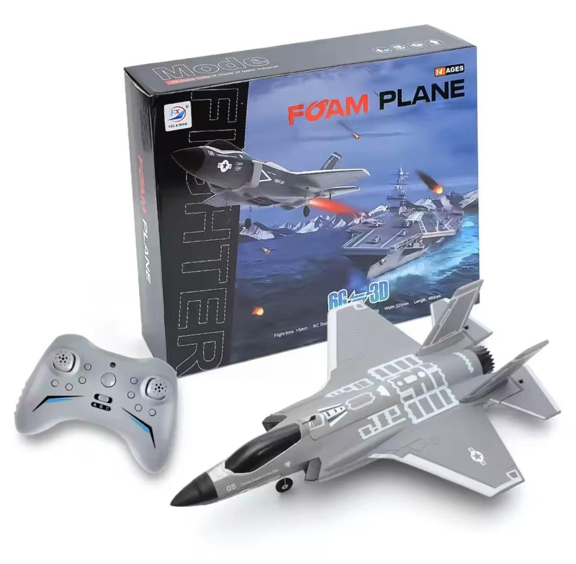 FX9631 RC F-35 Ducted Fan Fighter 4CH Brushless Motor, RTF