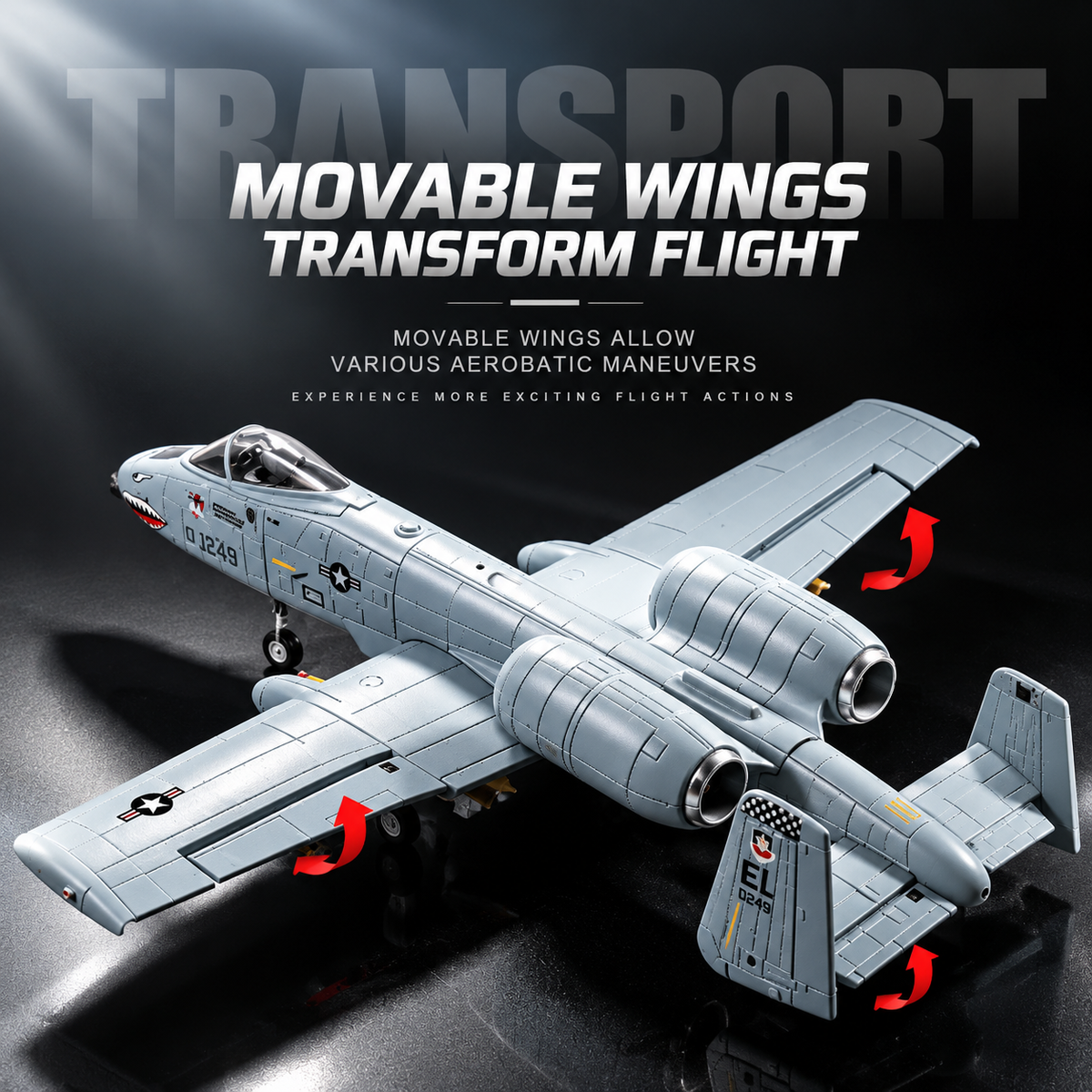 RC A-10 Warthog EDF Jet – 565mm, 30mm EDF, 3CH RTF