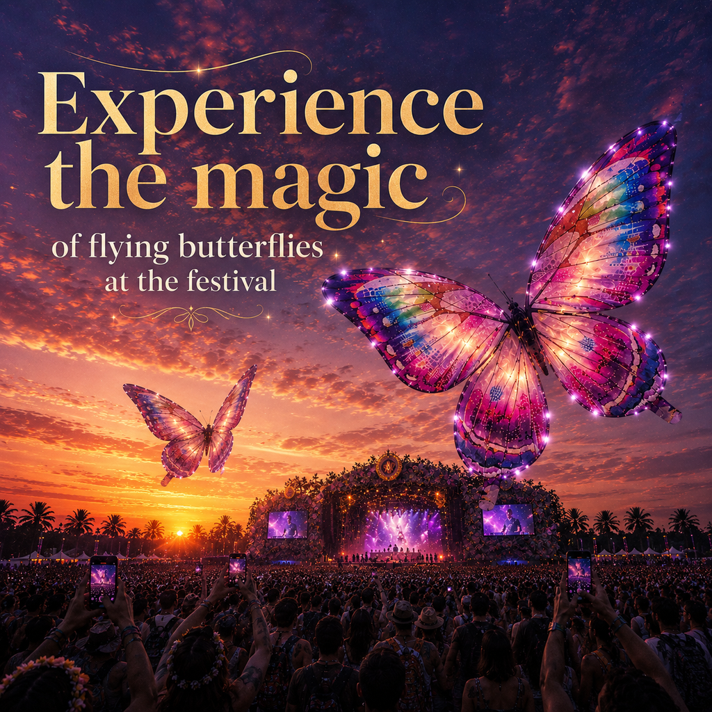 Purple RC Flying Butterfly – Bionic Flapping Wing Ornithopter with LED
