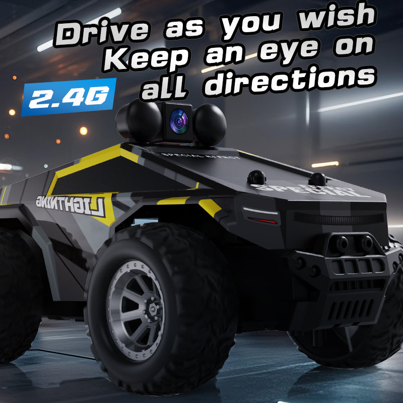 RC Cybertruck with Camera & Screen Remote Controller
