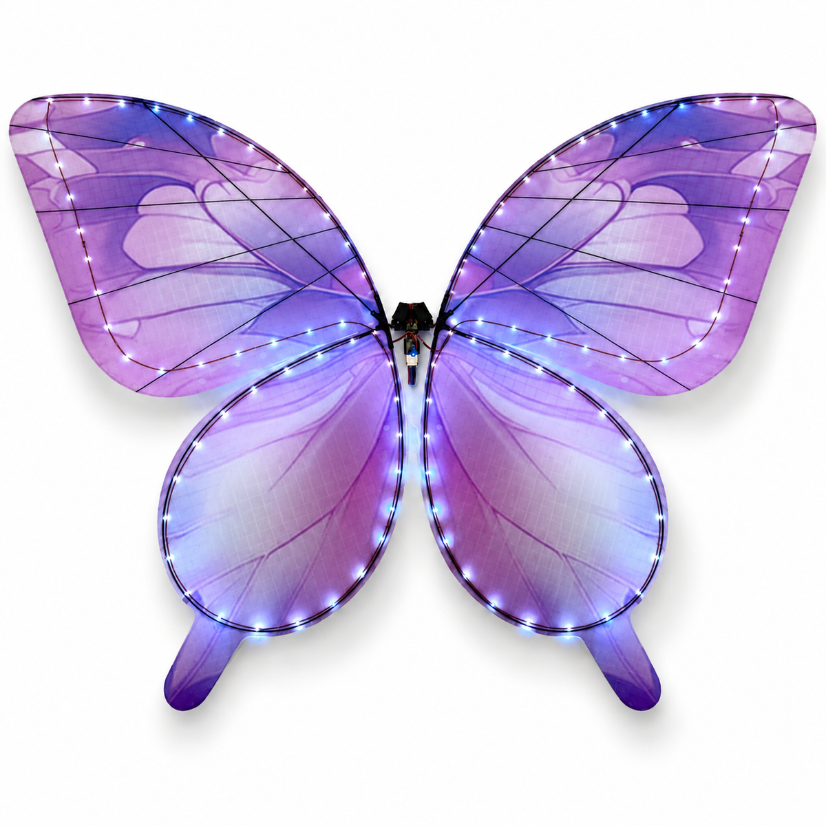 Lavender Dream RC Bionic Flapping-Wing Butterflies – Event Version | LED Lights, FlySky Transmitter & Aluminum Case