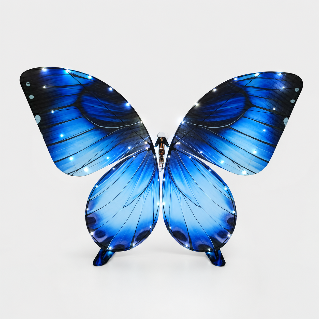 Blue RC Flying Butterfly Plus– Bionic Flapping Wing with LED & Flysky Remote