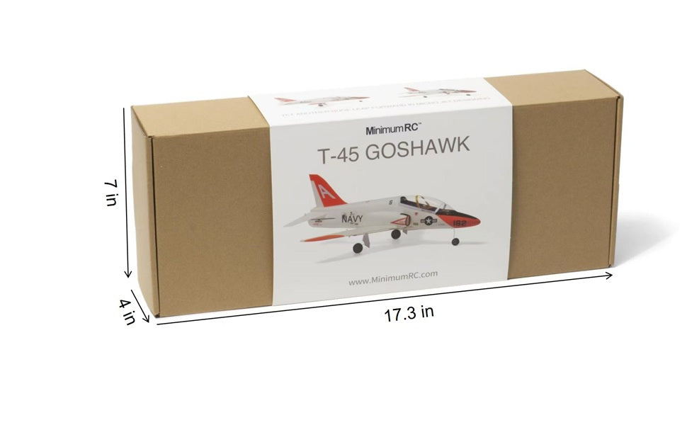 MinimumRC Plane Brushed/Brushless T-45 Goshawk 390mm Wingspan 30mm EDF, RTF/BNF/PNP